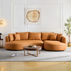 genuine-leather-orange-brown-right-l-shaped-sectional