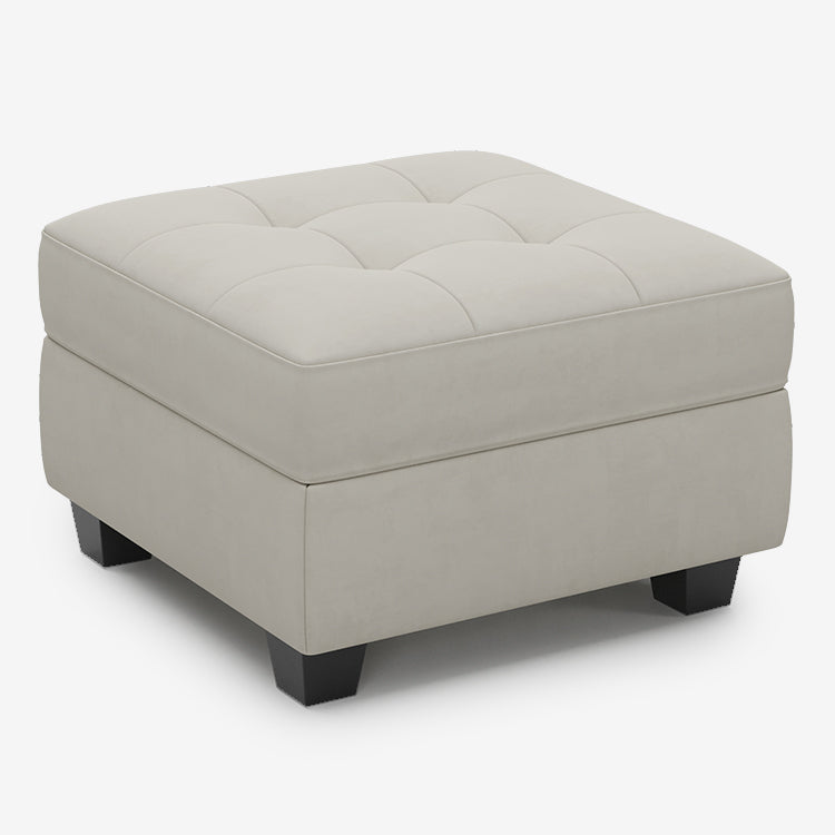 Cosmic-Latte-/-Velvet-Module-Ottoman
