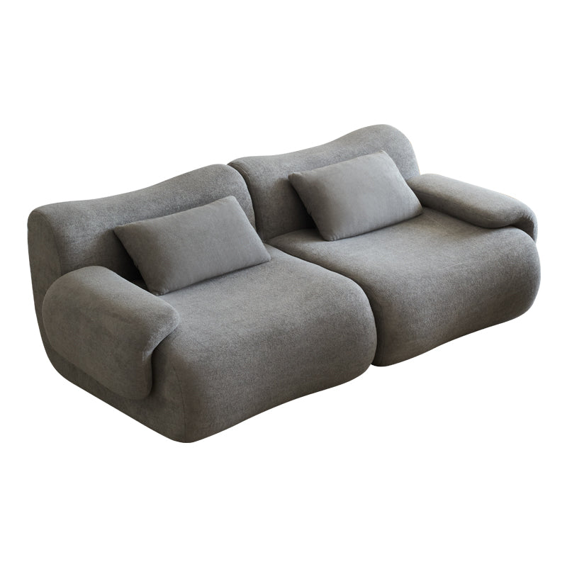 Boucle-Pure-Grey-Loveseat
