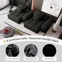 Graphite-Gray-/-Chenille-Loveseat