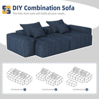 Prussian-Blue-/-Chenille-Loveseat