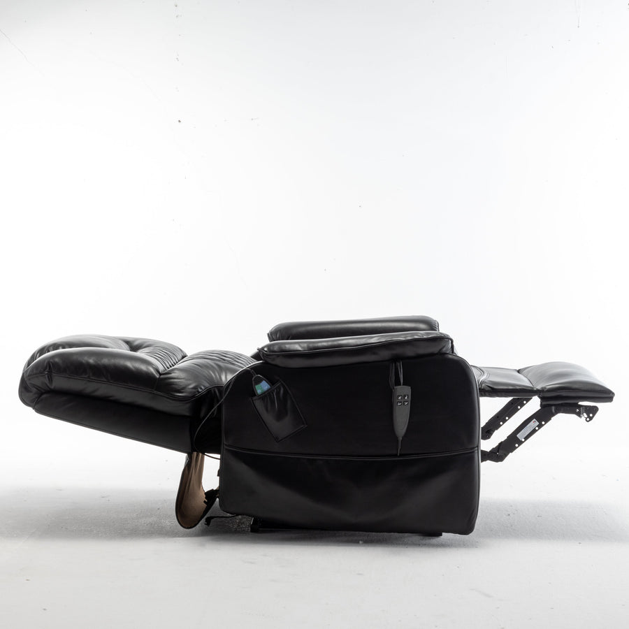 Sand-Black-/-Faux-Leather