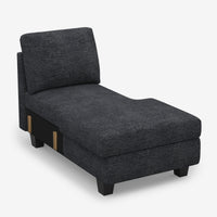 Graphite-Grey-/-Chenille-Module-Armless-Right-Chaise