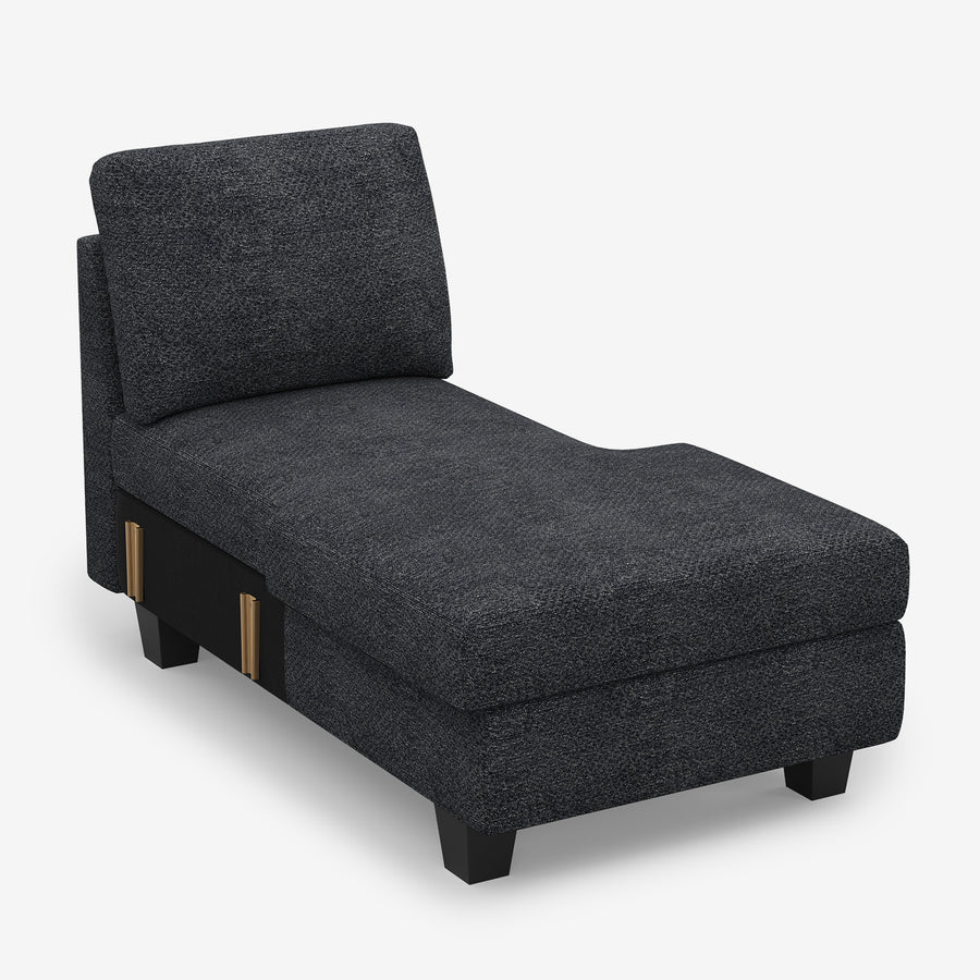 Graphite-Grey-/-Chenille-Module-Armless-Right-Chaise