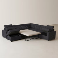 Graphite-grey-/-chenille-7-Seats-Sectional-with-Ottoman