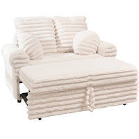 white-beige-/-faux-rabbit-fur-corduroy-round-arm