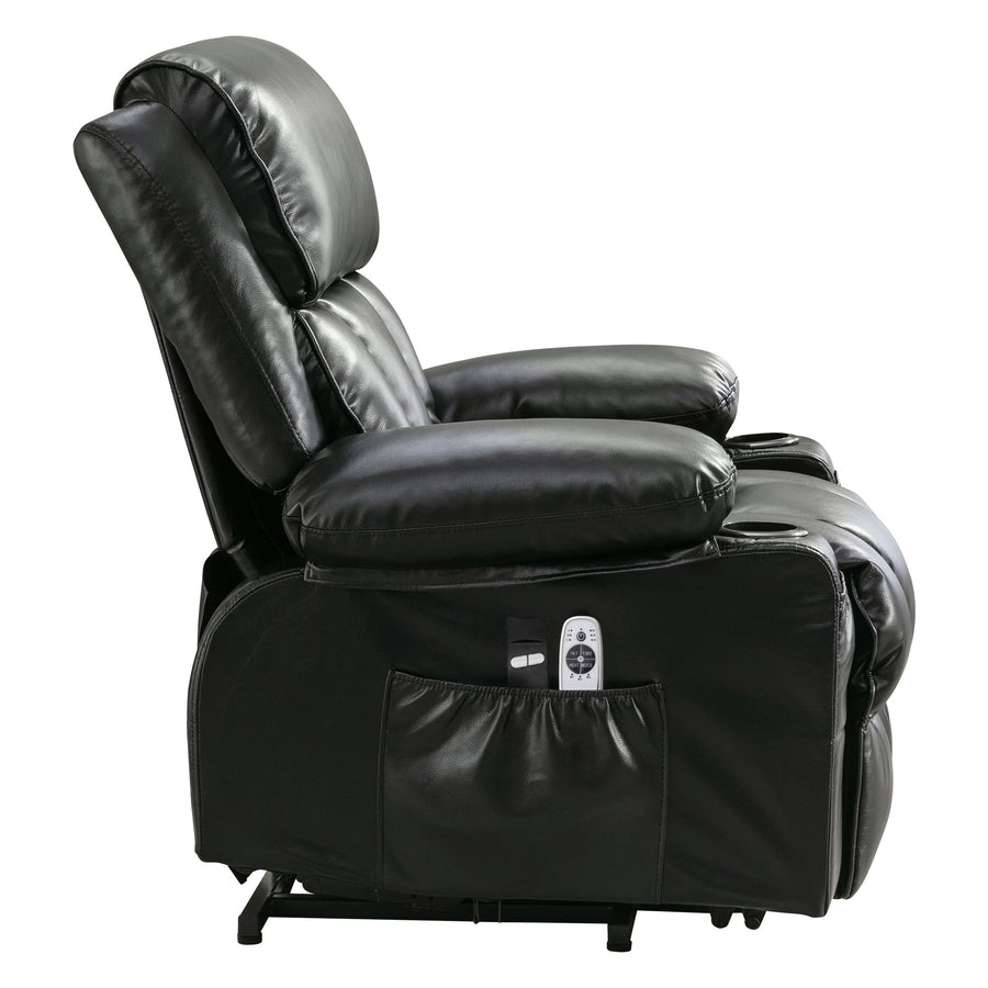 Sand-Black-/-Faux-Leather