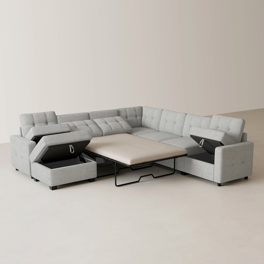 cloud-grey-/-chenille-7-Seats-Sectional-with-Ottoman