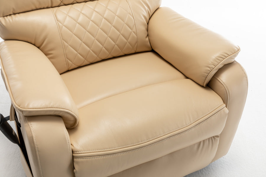 Smooth-Cream-/-Faux-Leather