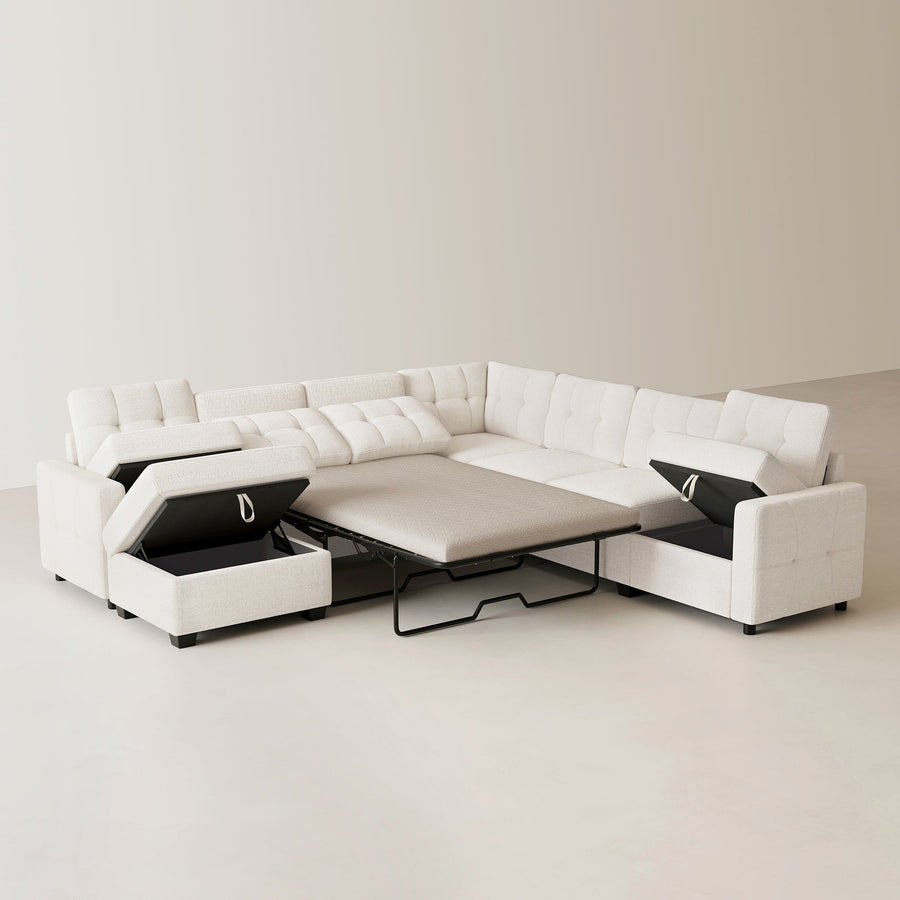 misty-white-/-chenille-7-Seats-Sectional-with-Ottoman