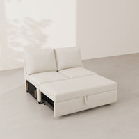 Cosmic-Latte-/-Velvet-B-Pullout Bed