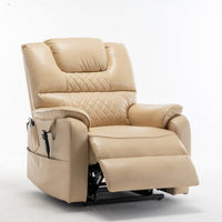 Smooth-Cream-/-Faux-Leather