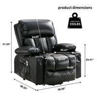 Sand-Black-/-Faux-Leather-dimension
