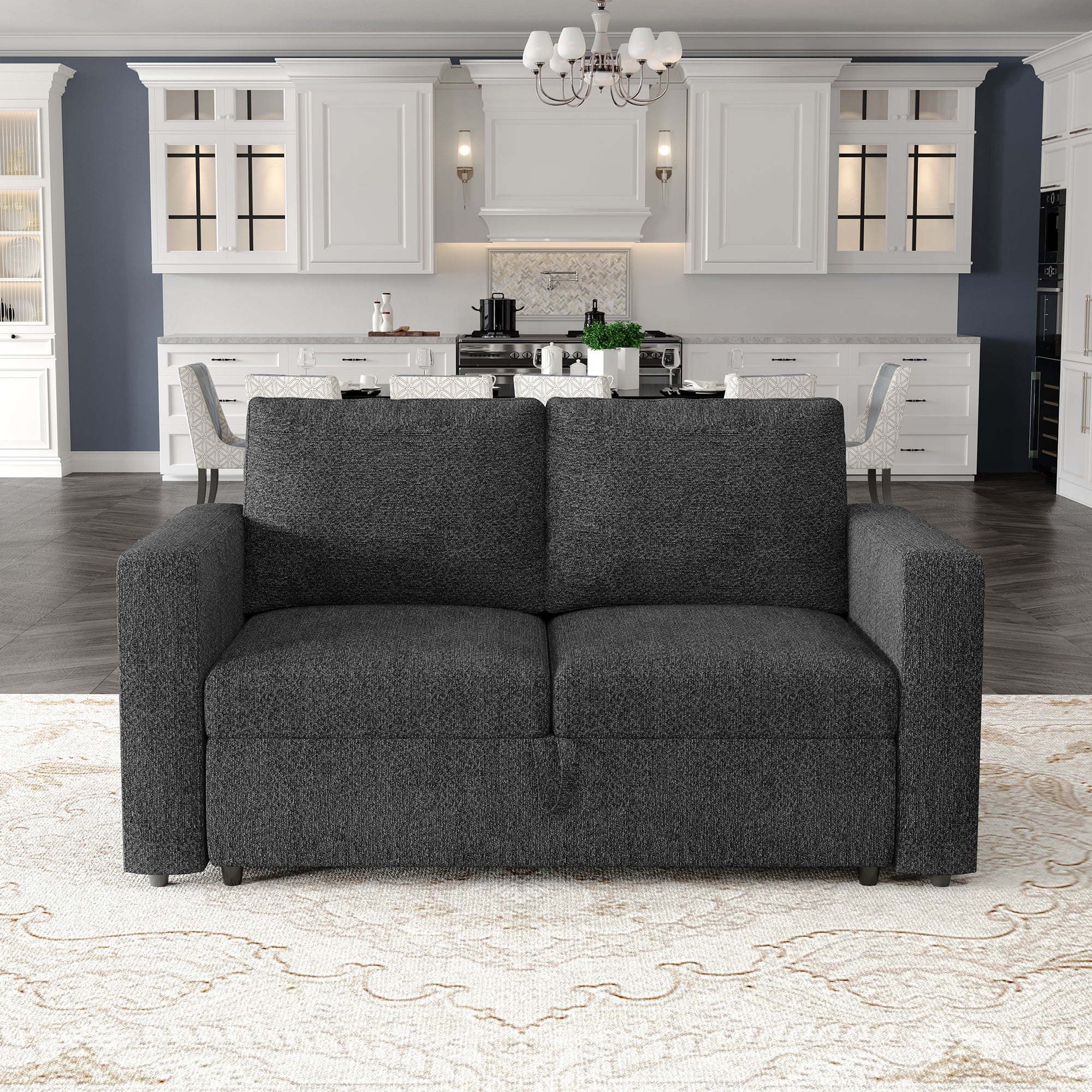 Chenille-Graphite-Grey-Storage-Seat