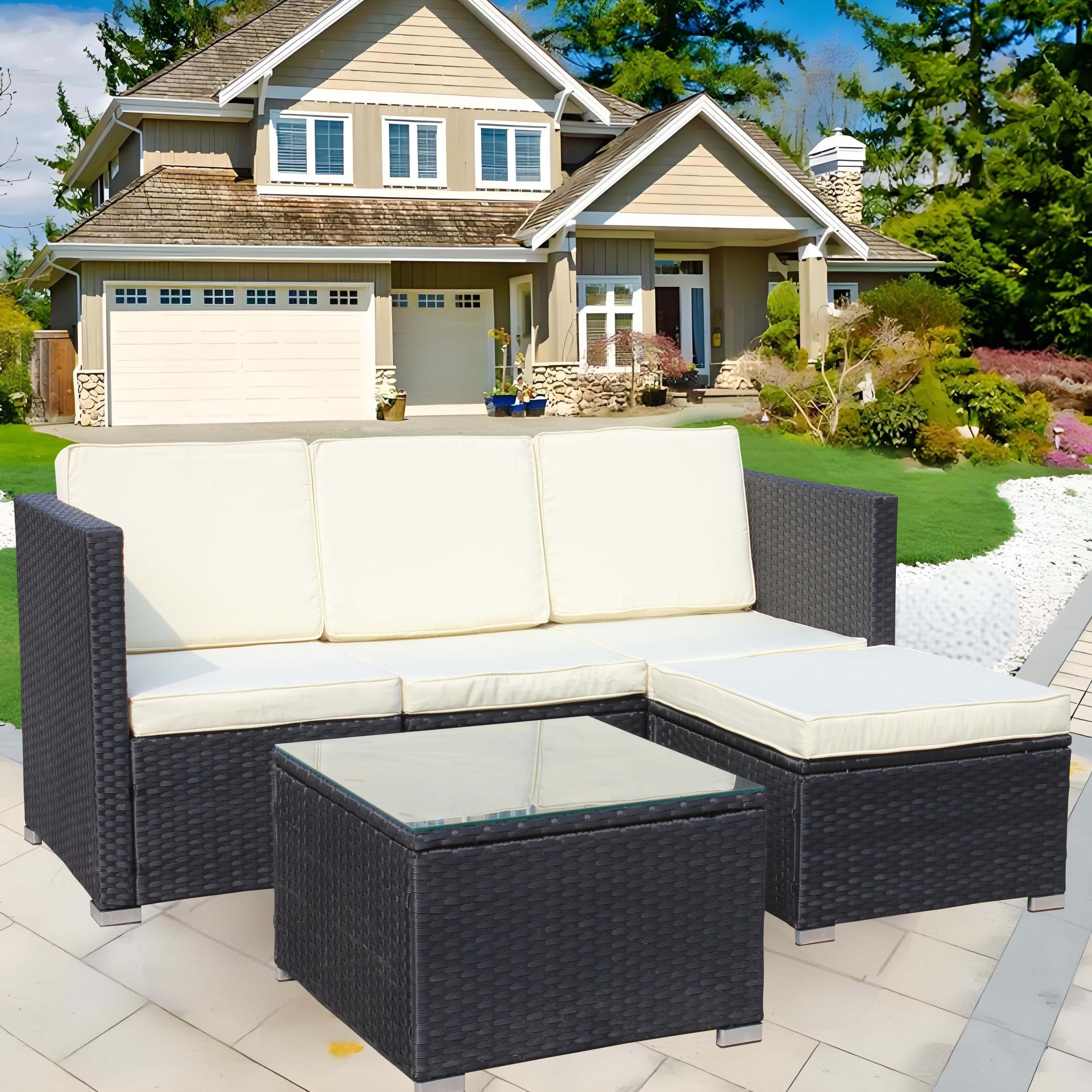 Varena Patio Sofa Set - 5 Piece