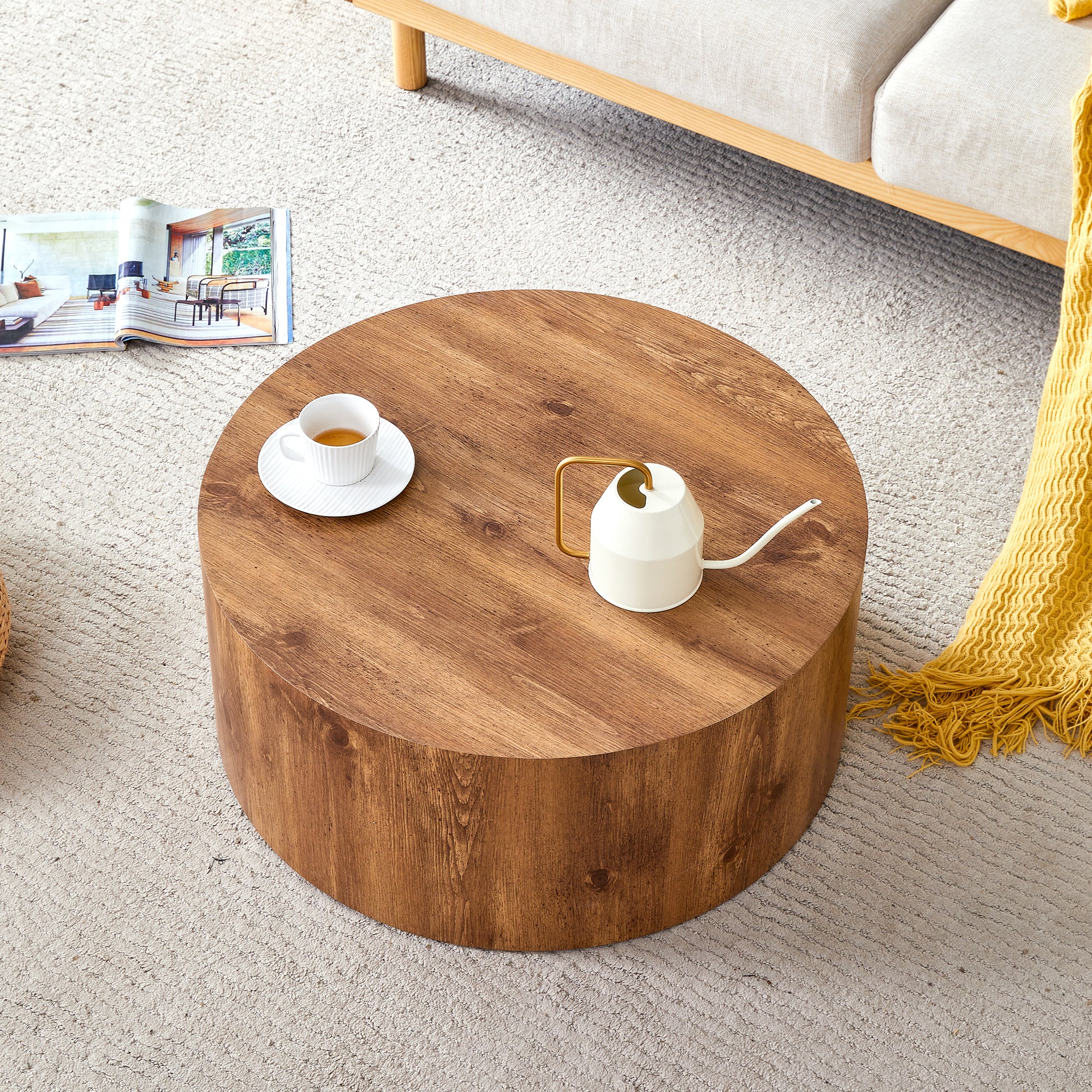 Wood Grain Coffee Table