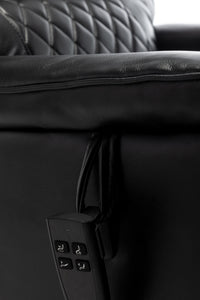 Sand-Black-/-Faux-Leather