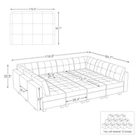 12-Seat-Pit-Sectional-dimension
