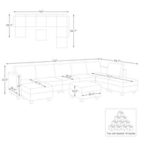 9-Seat-U-Shaped-Open-Sectional-with-Ottoman-dimension