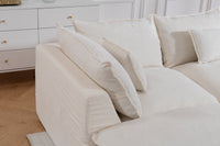 Cloud Oversized U-Shaped Modular Sectional Sofa with Flexible Configuration