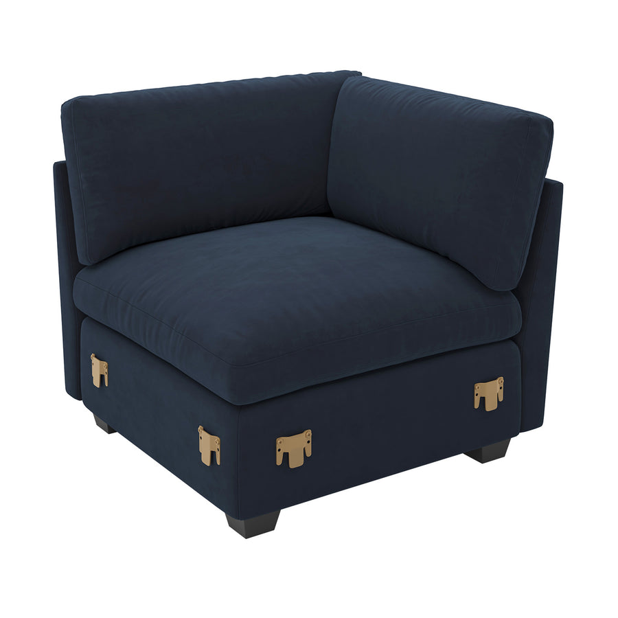 Navy-Blue-/-Velvet-Module-Corner-Seat