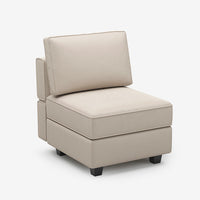 Pearl-Grey-/-Velvet-Module-Seat
