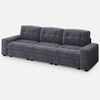 Pewter-Grey-/-Corduroy-3-Seat-Sofa