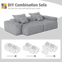 Cloud-Grey-/-Chenille-Loveseat