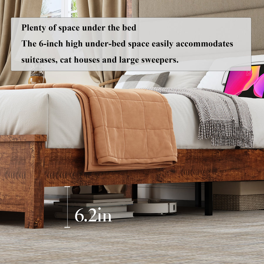 Wood Bed Frame - Queen BSN
