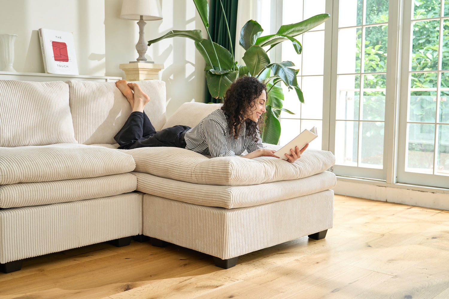 Vayla-Oversized-Cloud-Modular-Sofa-in-white
