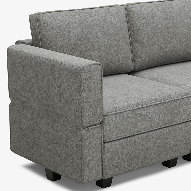 Belffin 9 Seats + 7 Sides Modular Terry Sleeper Sofa with Storage Seat