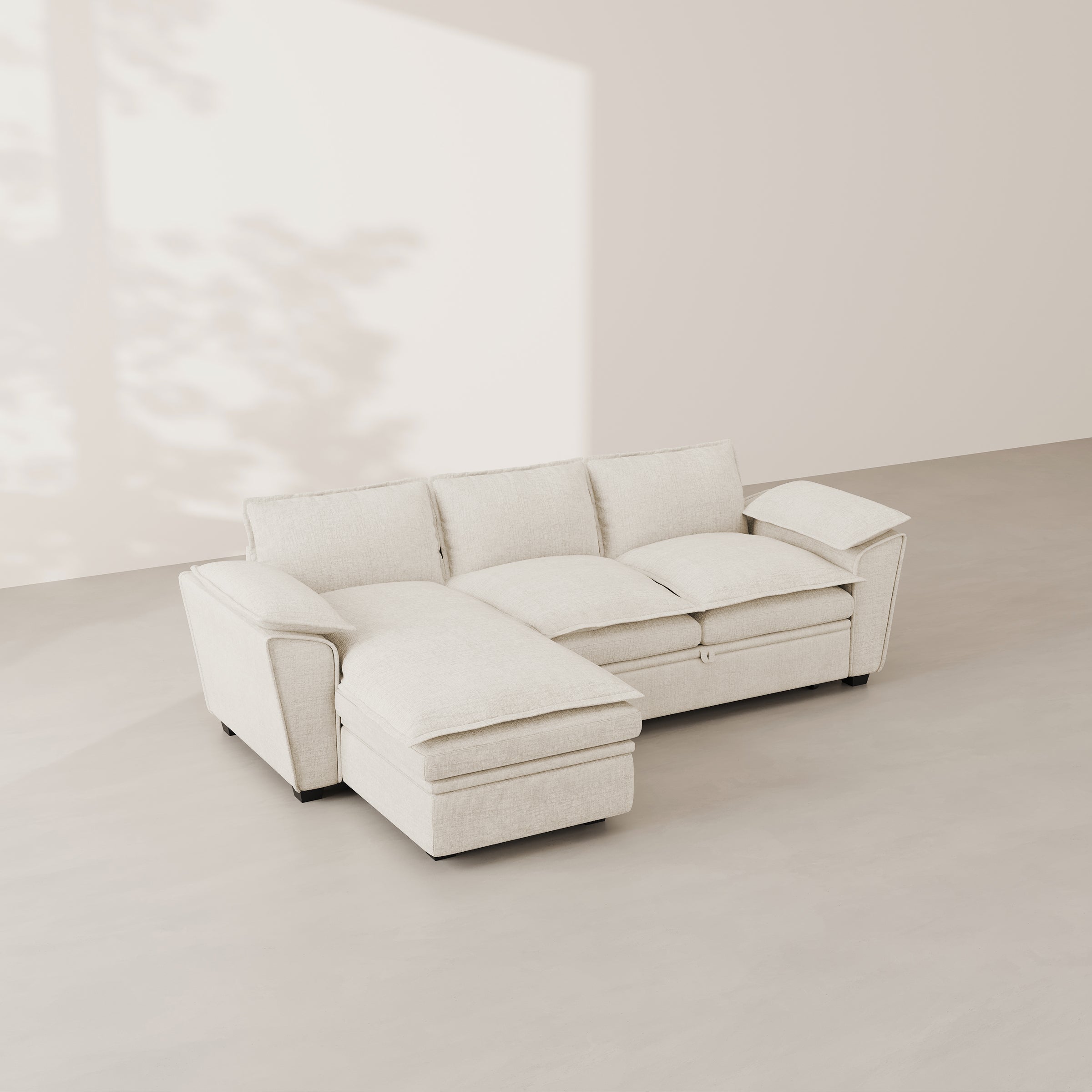 Chenille-Misty-White-3-Seats-L-Shaped-Sectional
