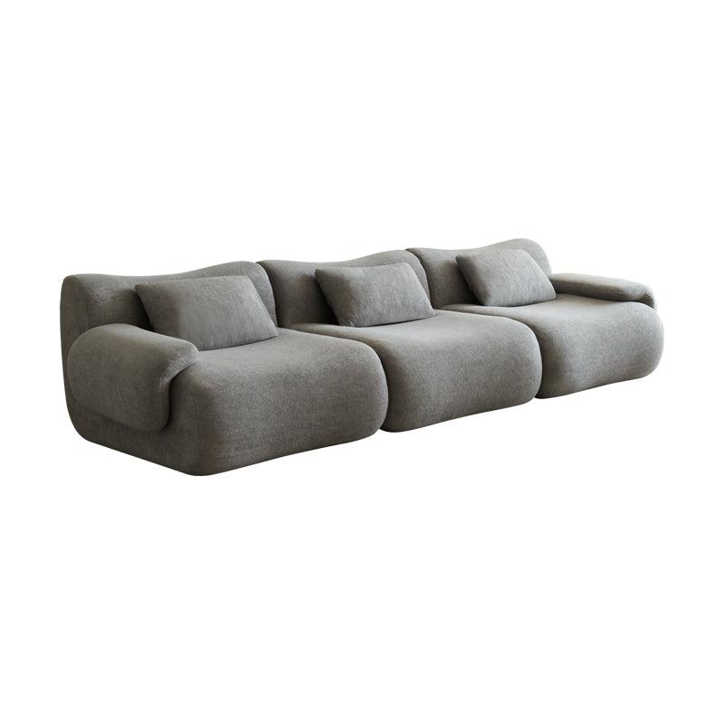 Boucle-Pure-Grey-3-Seats-Sofa