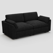 Uteeran Oversized Cloud Loveseat Sofa