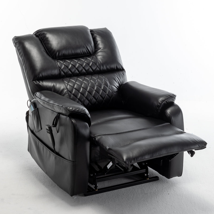 Sand-Black-/-Faux-Leather