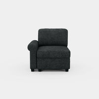 Silver-Grey-/-Chenille-Module-Left-Seat