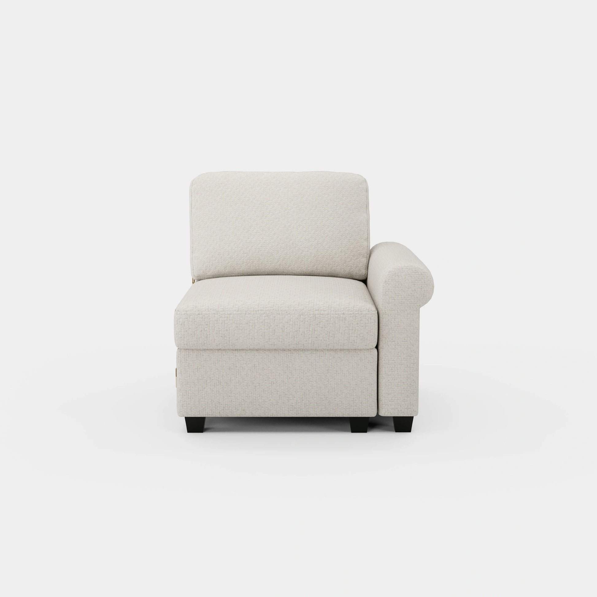 Misty-White-/-Chenille-Module-Right-Seat