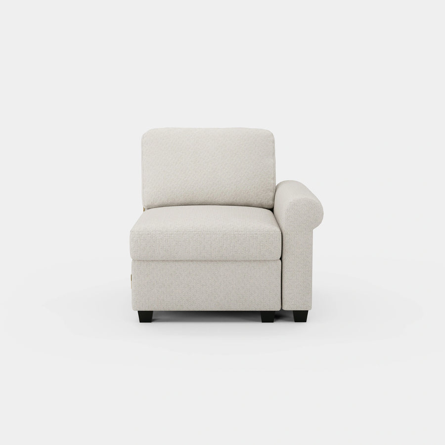 Misty-White-/-Chenille-Module-Right-Seat