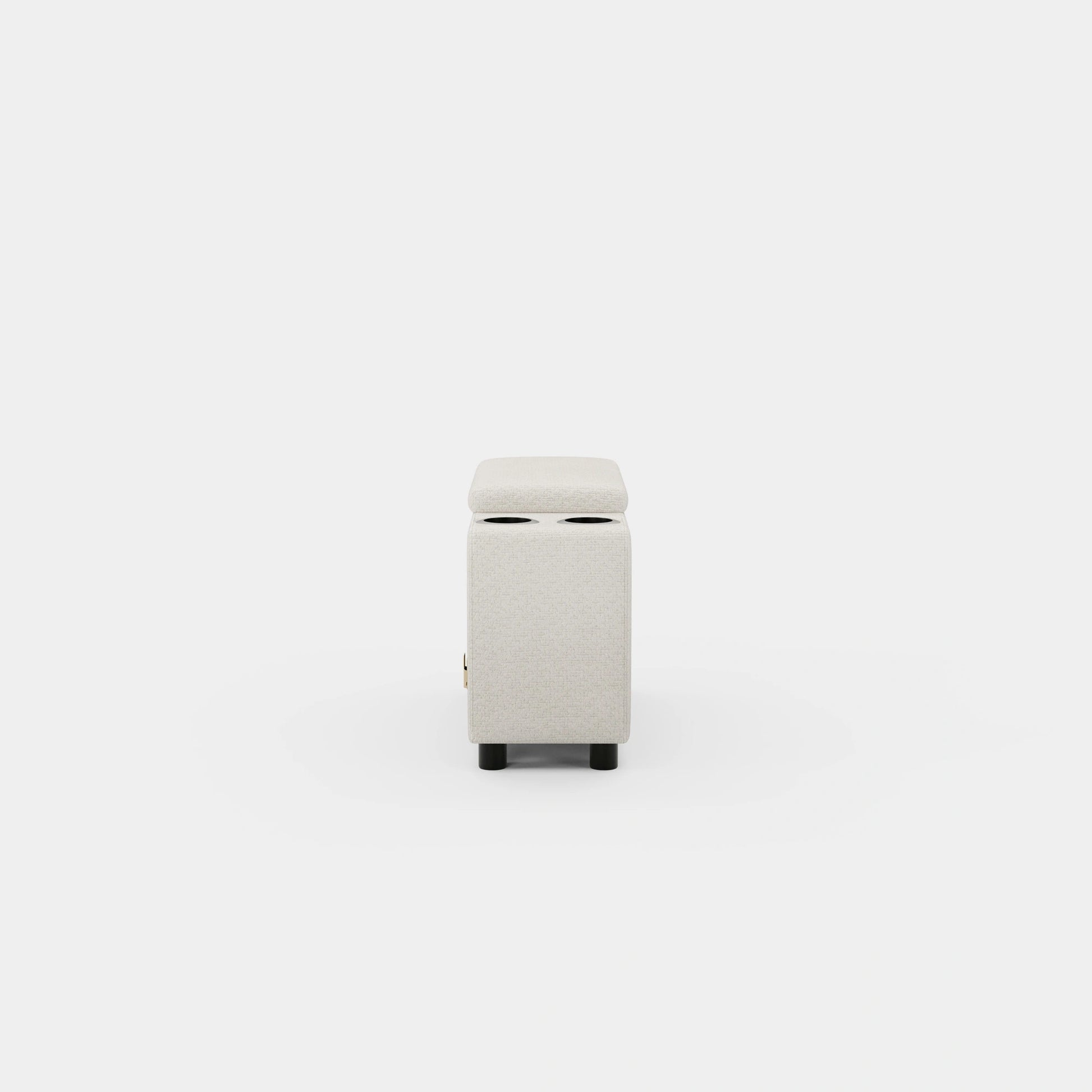 Misty-White-/-Chenille-Module-Console