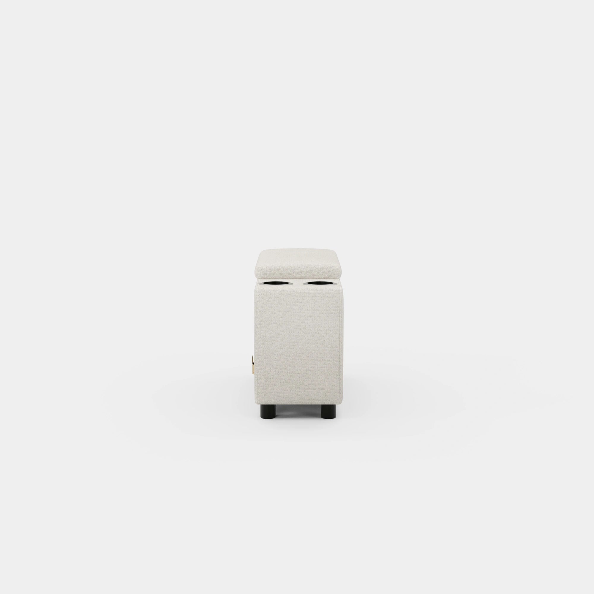 Misty-White-/-Chenille-Module-Console