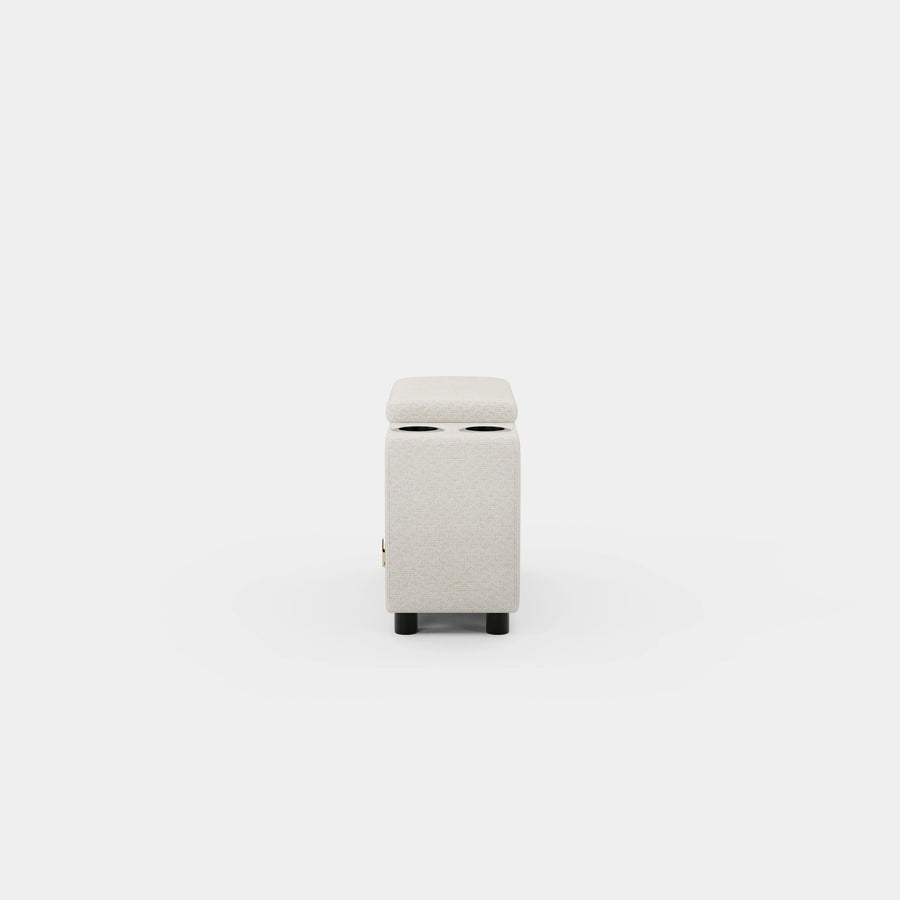 Misty-White-/-Chenille-Module-Console