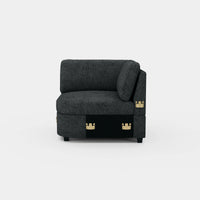Graphite-Grey-/-Chenille-Module-Corner-Seat