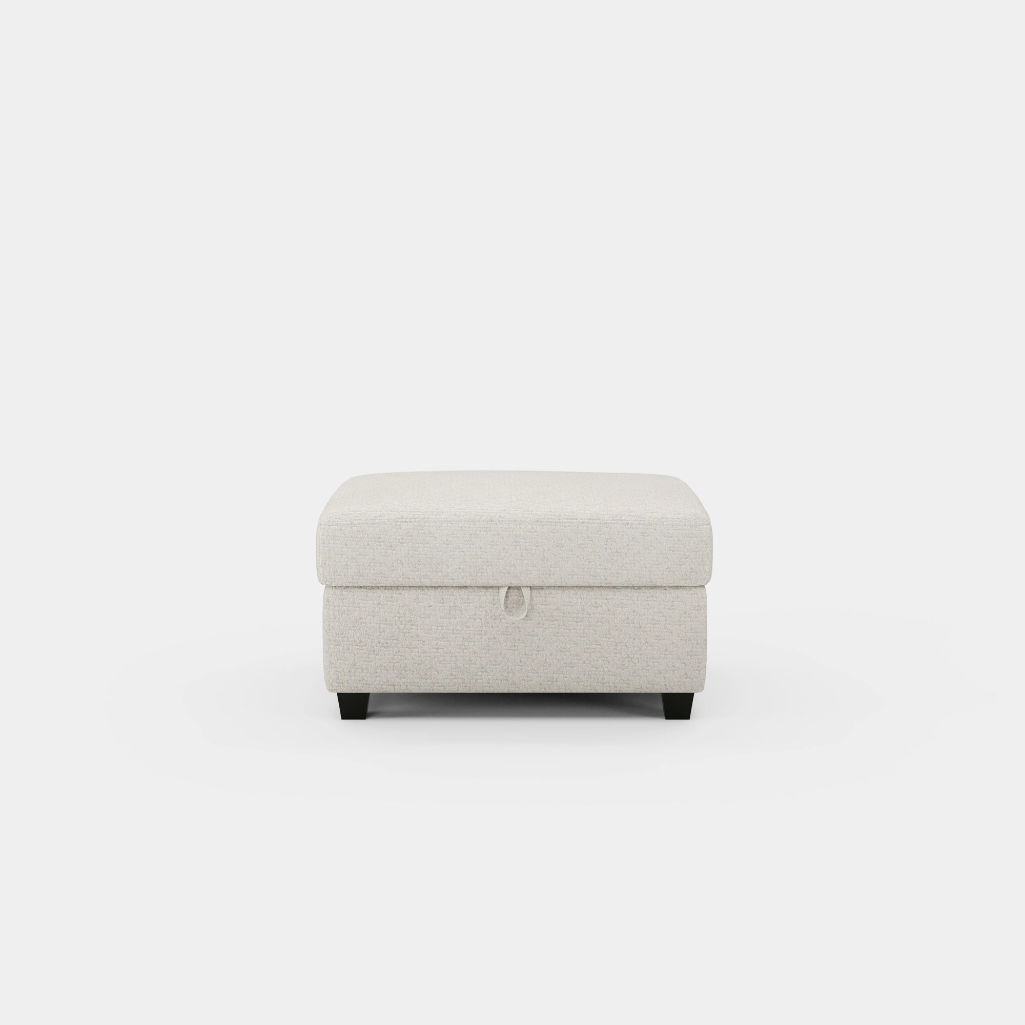 Misty-White-/-Chenille-Module-Ottoman