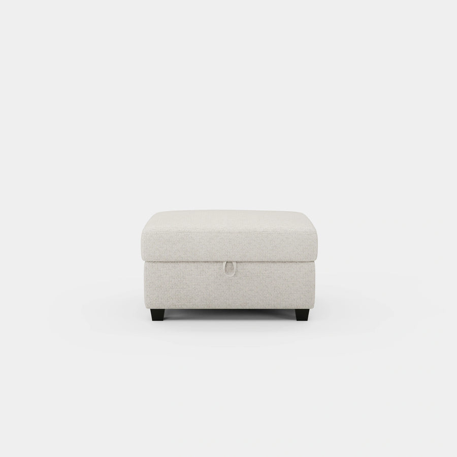 Misty-White-/-Chenille-Module-Ottoman