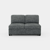 Silver-Grey-/-Chenille-Module-Pullout-Loveseat