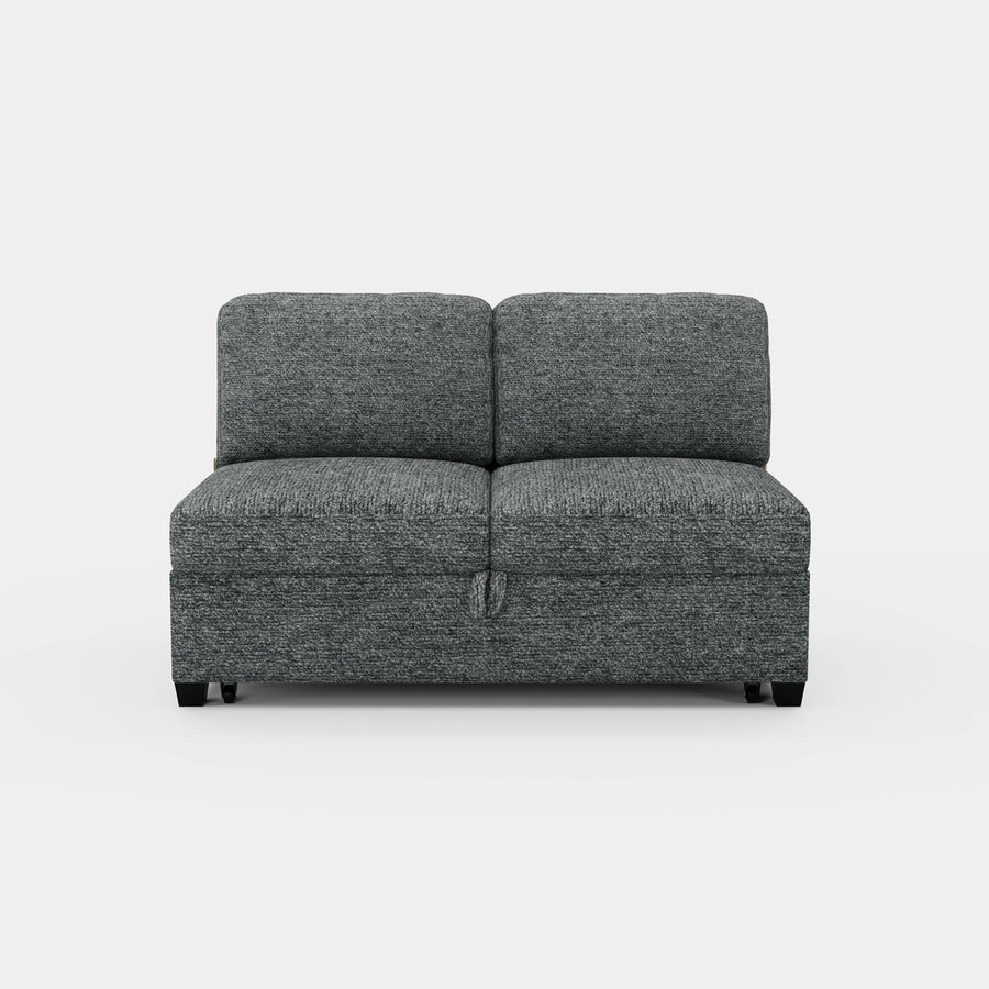 Silver-Grey-/-Chenille-Module-Pullout-Loveseat