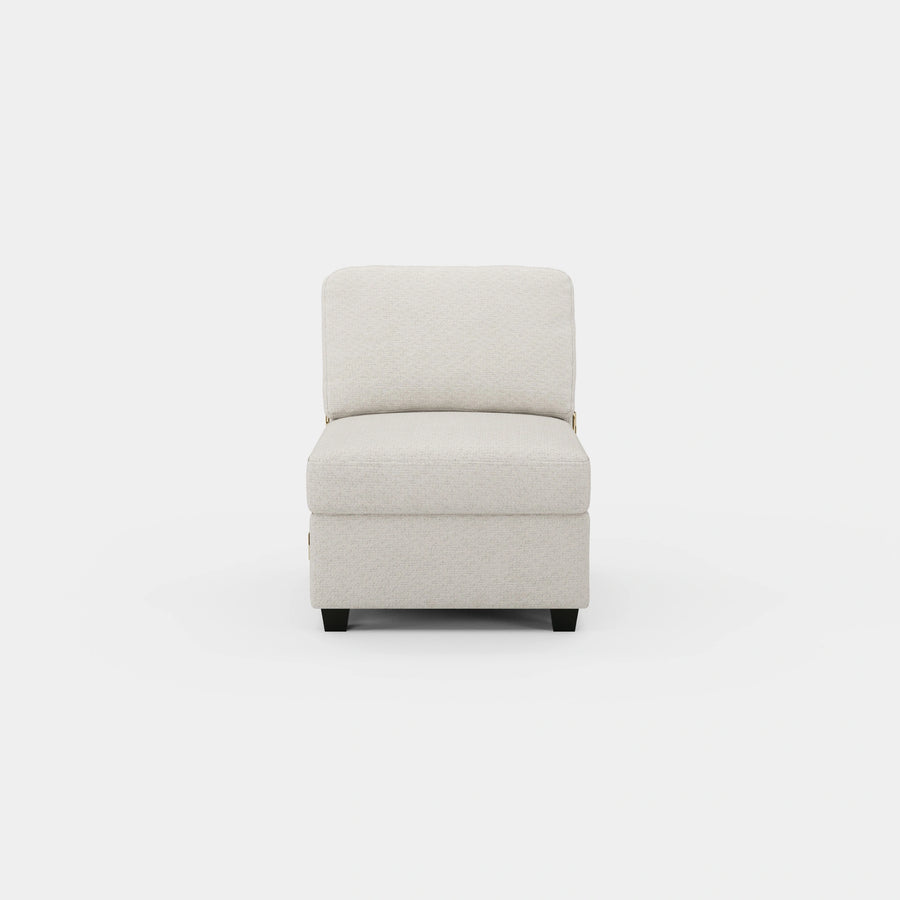 Misty-White-/-Chenille-Module-Seat
