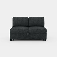 Graphite-Grey-/-Chenille-Module-Pullout-Loveseat