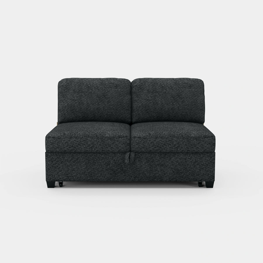 Graphite-Grey-/-Chenille-Module-Pullout-Loveseat