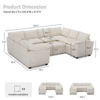 8-Seat-U-Shaped-Pullout-Sectional-dimension